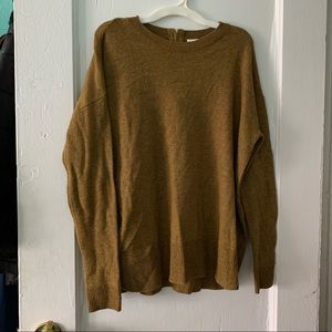 H&M sweater with back half-zip